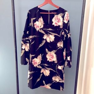 White House Black Market Floral Tunic Dress